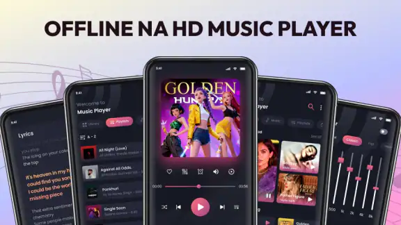 Offline musiikkisoittimella screenshot