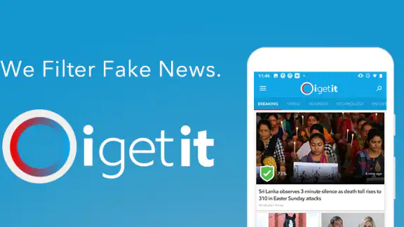 Oigetit Fake News Filter screenshot