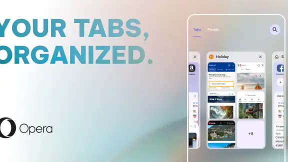Opera browser na may VPN screenshot