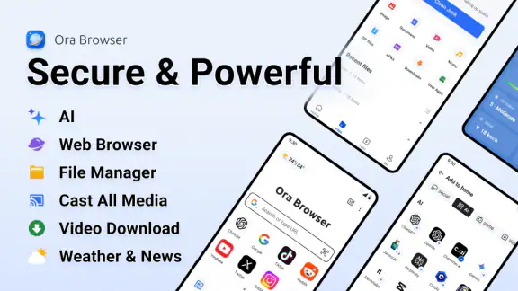 Ora Browser AI - File Manager screenshot