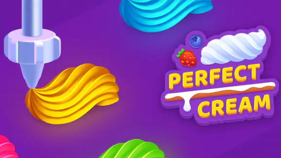 Perfect Cream: Icing Cake Game screenshot