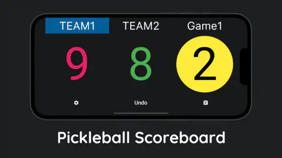 Pickleball Scoreboard screenshot