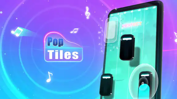 Pop Tiles - Music Piano screenshot