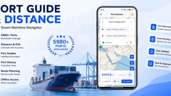 Port Guide & Distance screenshot