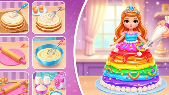 Princess Cake Maker Game screenshot