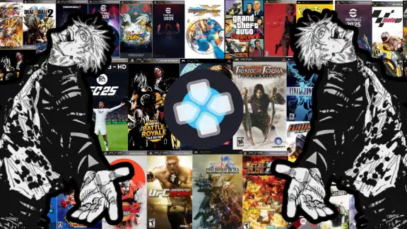 PSP Games Library screenshot