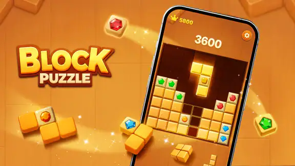 Puzzle ng Bloke na Kahoy screenshot