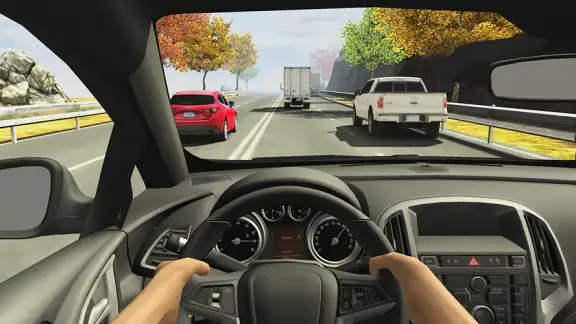 Racing in Car 2 screenshot