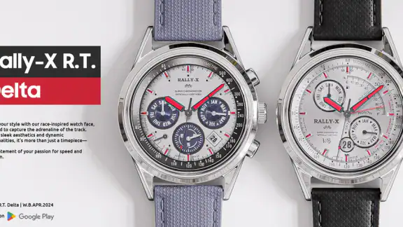 Rally-X R.T. Delta watch face screenshot