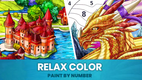 Relax Color - Paint by Number screenshot