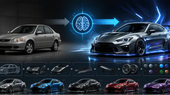 RevMod AI-Car Tuning & Design screenshot