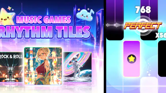 Rhythm Tiles: Pop Songs screenshot