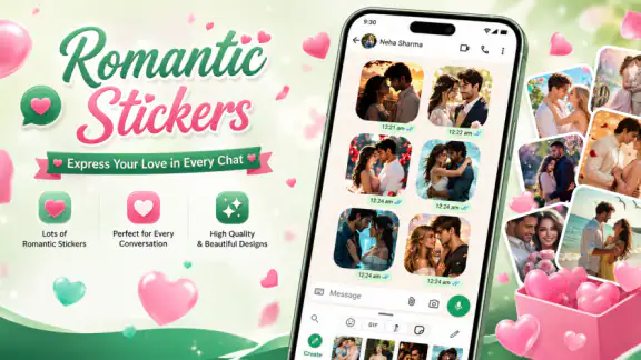 Romantic Sticker: Love Sticker screenshot