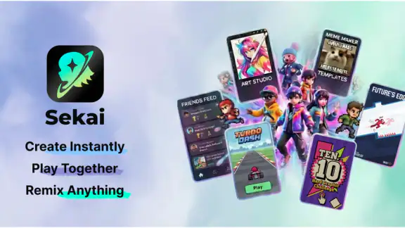 Sekai: Create · Remix · Play screenshot