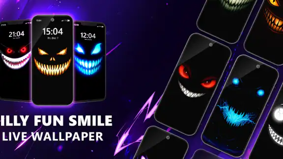 Silly Fun Smile Live Wallpaper screenshot