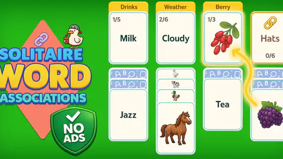 Solitaire Word Associations screenshot