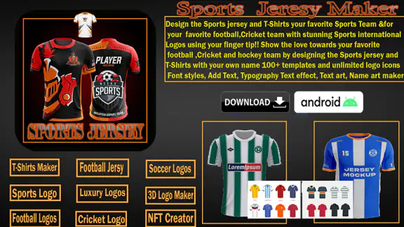 Sports Jersey Maker & Designer screenshot
