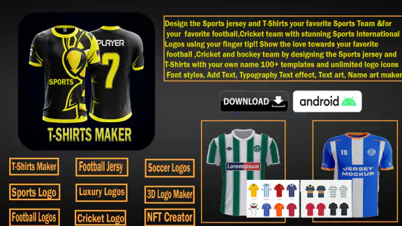 Sports T-shirt Maker &Designer screenshot