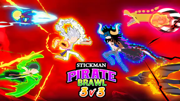 Stick Pirates - Brawl 3v3 screenshot