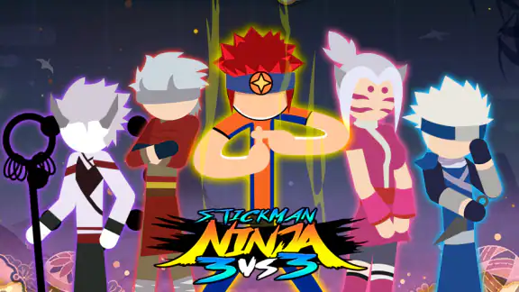 Stickman Ninja 3v3 Battle screenshot