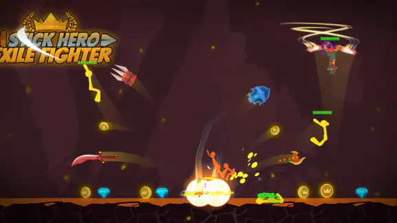 Stickmen Exile Fighter screenshot