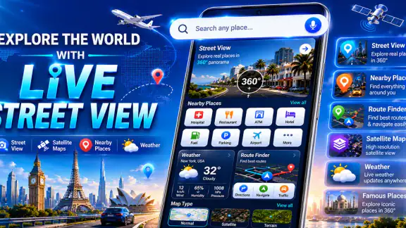Street View Live Earth Map GPS screenshot