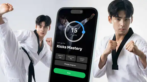 Taekwondo Kicks Training screenshot