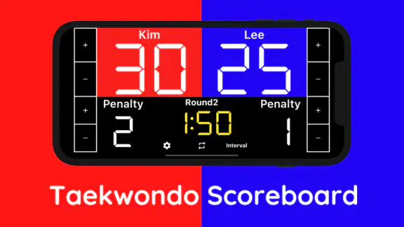 Taekwondo Scoreboard screenshot