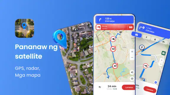 Tanawin ng Satelayt - Mga Mapa screenshot
