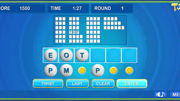 Text twist classic words screenshot