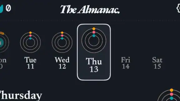 The Almanac screenshot