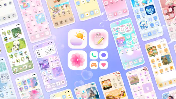 Theme: 4K Icon Pack & Widgets screenshot
