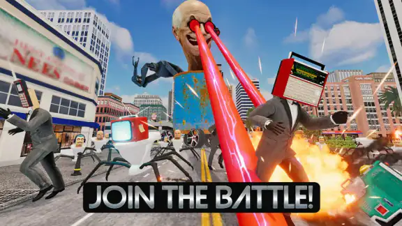 Toilets vs Camera - Game Wars screenshot