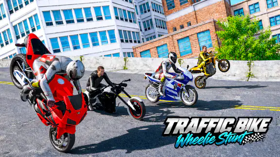 Traffic Bike: Wheelie Stunt screenshot