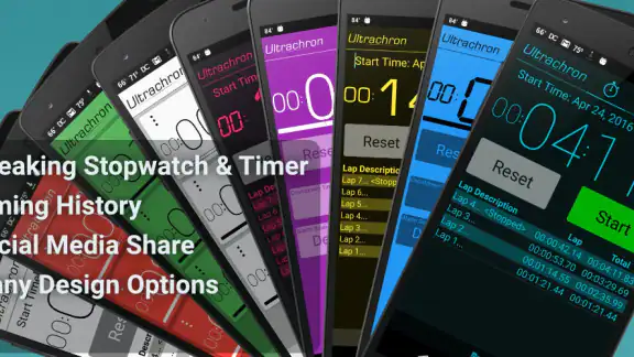 Ultrachron Stopwatch Lite screenshot