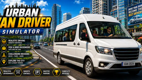 Urban Van Driver Simulator screenshot