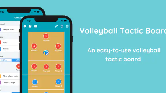 Volleyball Tactic Board screenshot