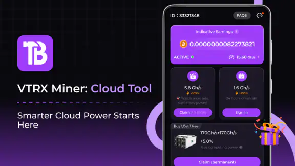 VTRX Miner: Cloud Tool screenshot