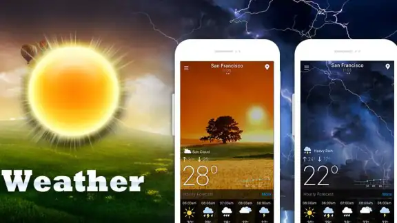 Weather forecast screenshot
