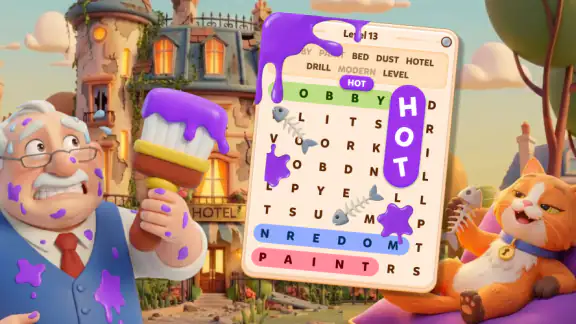Word Search Hotel screenshot