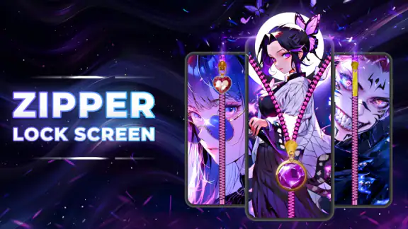 Zipper Lock Screen: Zip Theme screenshot