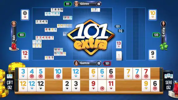101 Yüzbir Okey Extra - Online screenshot