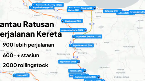 168Railway: Tracking Kereta screenshot