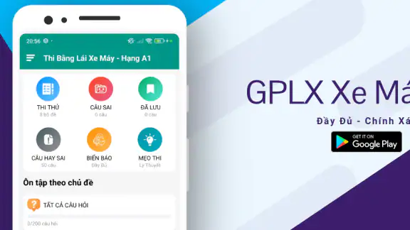 250 Câu Ôn Thi GPLX Xe Máy A1 screenshot