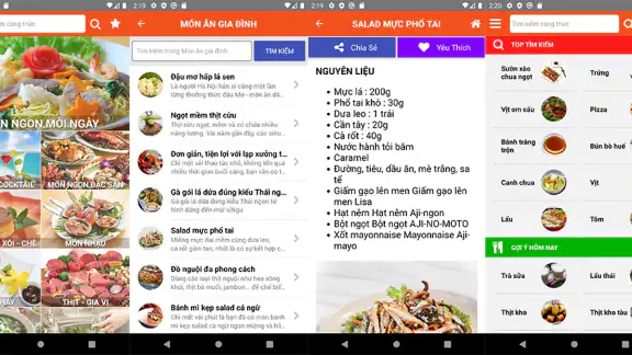365 món ăn ngon mỗi ngày screenshot