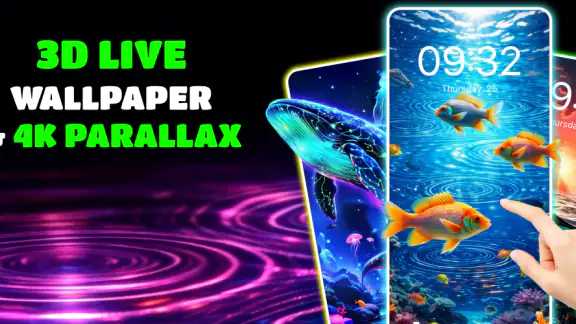 3D Live Wallpaper: 4D & 4K screenshot