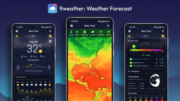 9Weather: Dự báo thời tiết screenshot