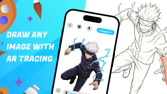 AR Draw Cartoon - Anime Sketch screenshot