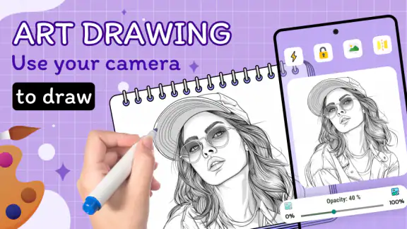 Art Drawing: Sketch, Trace screenshot