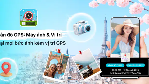 Bản đồ GPS: Máy ảnh & Vị trí screenshot